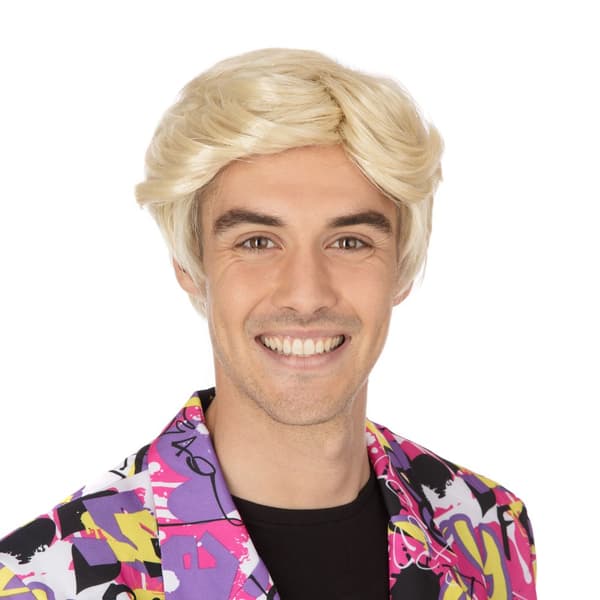 Bristol Novelty Mens Tony Wig Blonde One Size
