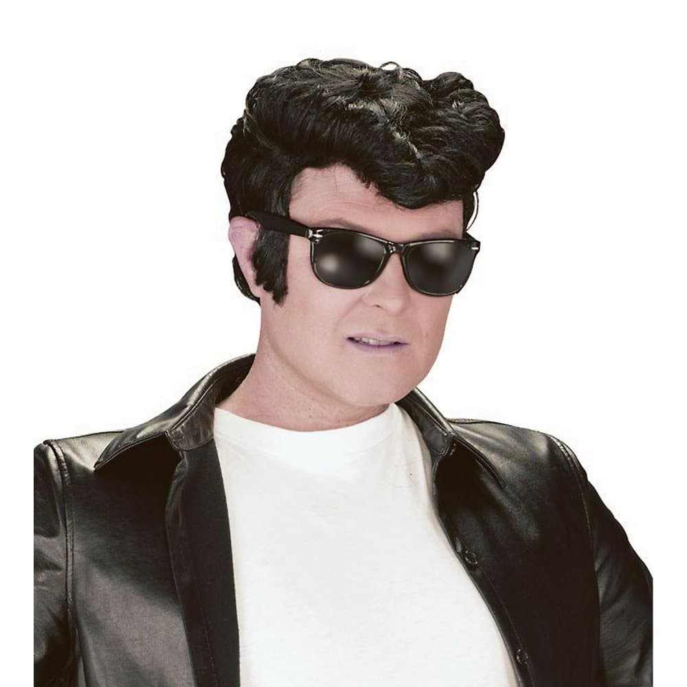 Bristol Novelty Peruk för män som är en greaser