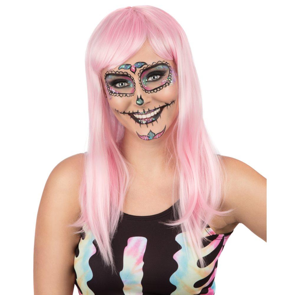 Bristol Novelty Kvinnor/damer Festival Passion Passion lång peruk