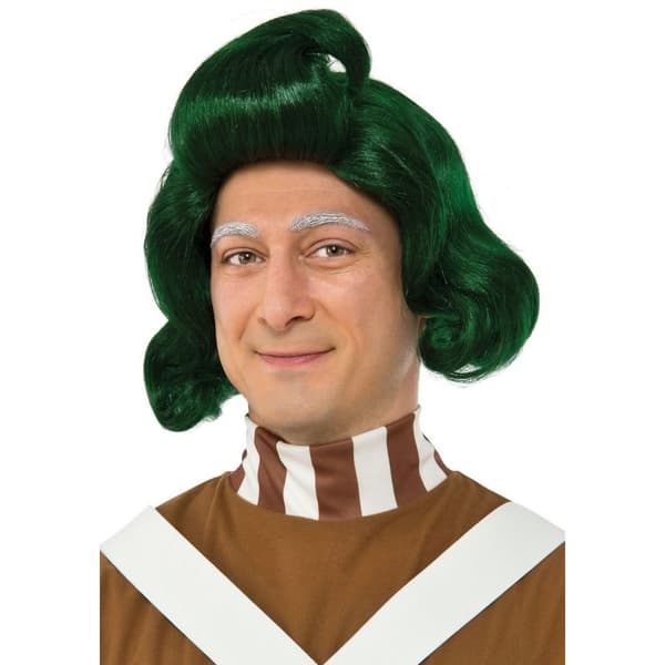 Willy Wonka & the Chocolate Factory Unisex Adult Oompa Loompa Wig Green One Size