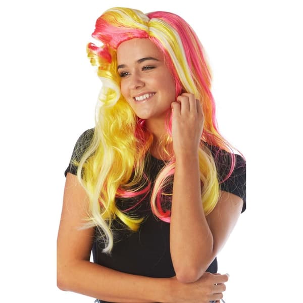 Bristol Novelty Unisex Adult Rainbow Wig