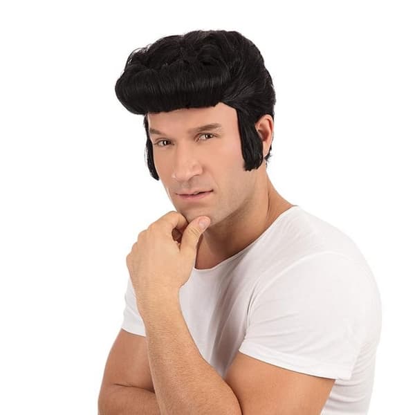 Bristol Novelty Greaser Wig Black One Size