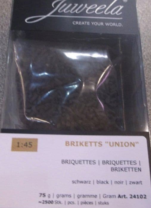 Charbon de bois Juweela - 2012297 - : briquettes Union (2500 bitar)