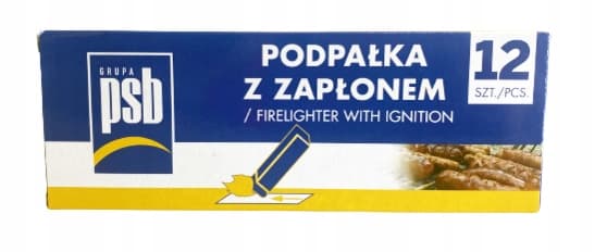 Grilloptænding med tænding 12 stk.
