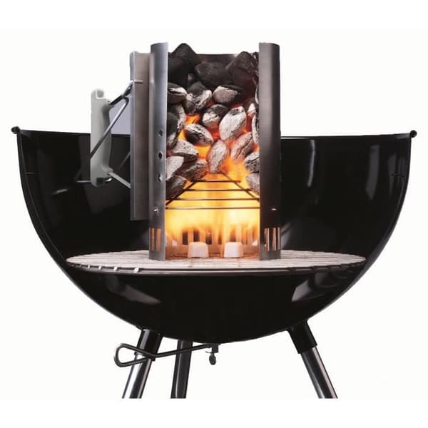 WEBER Rapidfire-tändningskorstensats - Med 2 kg briketter + 6 eldstartkuber