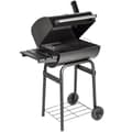 Miniatyrbillede 9 af 9: Grill med termometer og hjul - sort