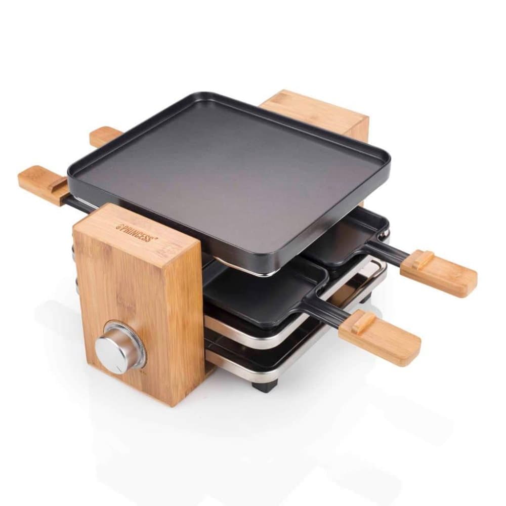 Princess Raclettegrill Pure 4 700 W svart 162900