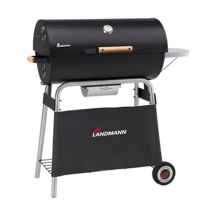 LANDMANN Black Taurus 660 Expert hiiligrilli - Emaloitu valurauta -