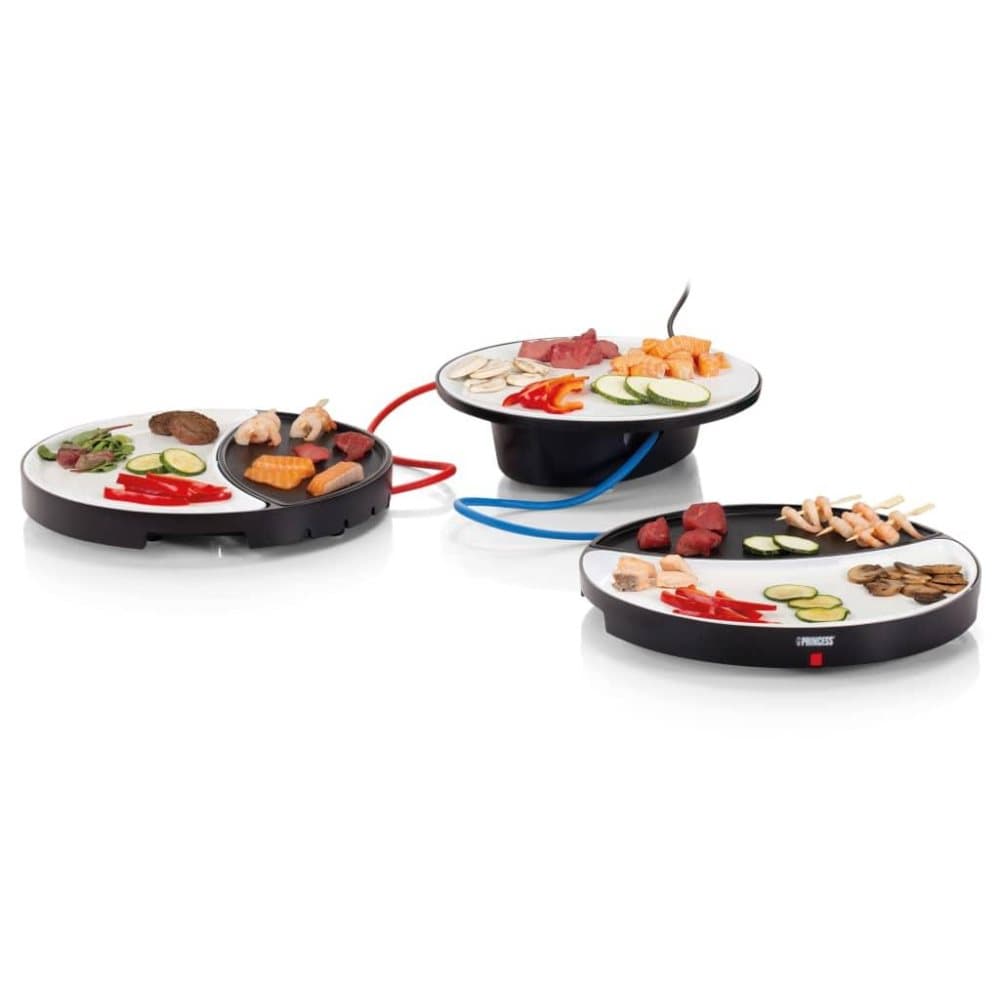 Princess Bordsgrill 2 personer Dinner4All 500W vit och svart