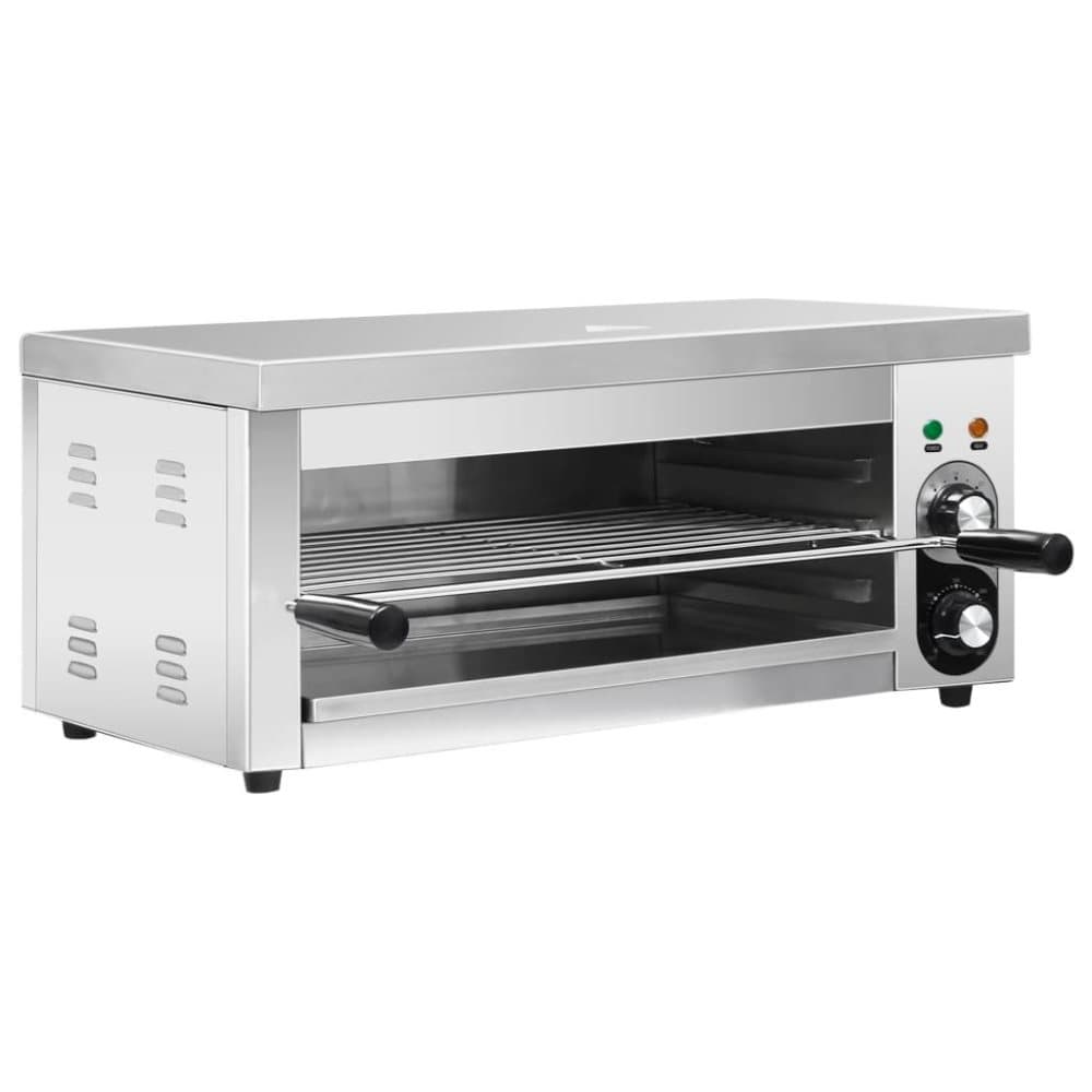 vidaXL Gastronorm Salamander sähkögrilli 2 500 W ruostumaton teräs