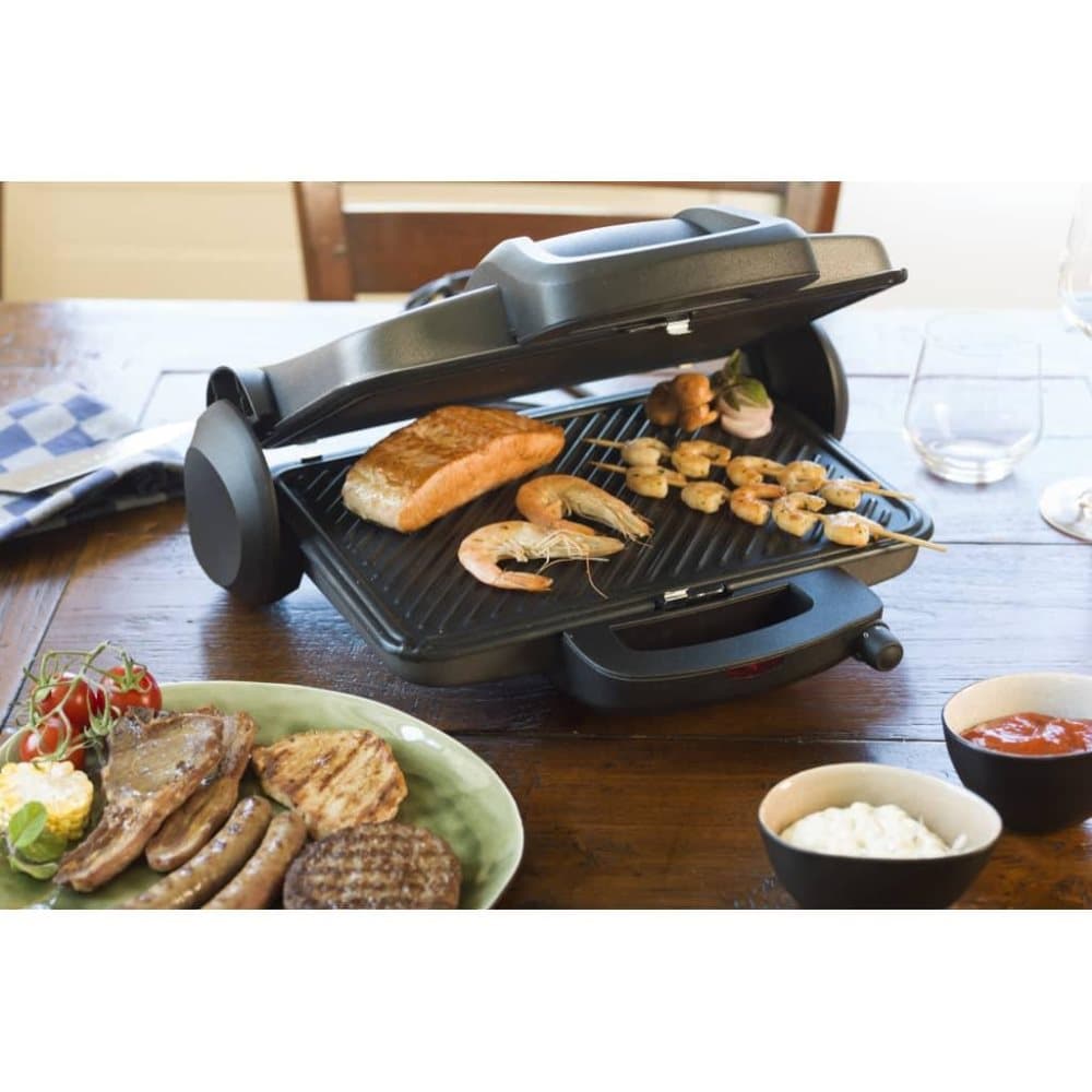 Bestron Kontaktgrill Viva Italia ACG380 1800 W grå 31x22 cm