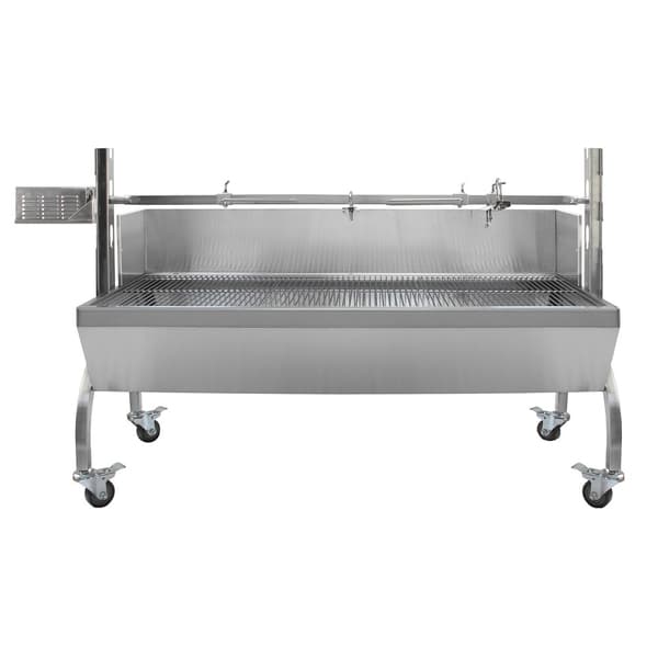 90 kg Kolgrill med Rotisserie i Rostfritt Stål BBQ Grisgrill Roterande Grill Snurrande Grill  För Hel Gris Souvlakigrill Rotisserie Roterande Grill