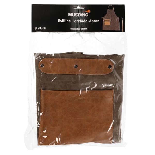 Mustang Grill Apron Brown