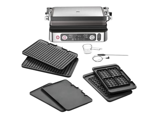 Braun MultiGrill 9 Pro CG 9167 Grill 2200W Svart/Rostfritt stål