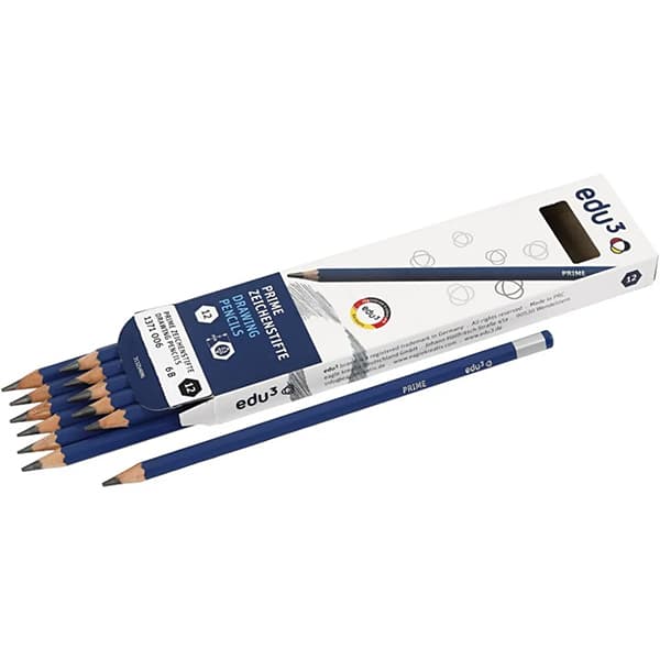 Tecknarblyerts Edu 6B - 12 st