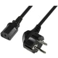 Miniatyrbillede 1 af 2: LogiLink Apparatkabel CEE 7/7 90° - C13