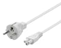 Miniatyrbilde 2 av 3: DELTACO Jordet enhetskabel, rett CEE 7/7 &gt; IEC C5, 3m
