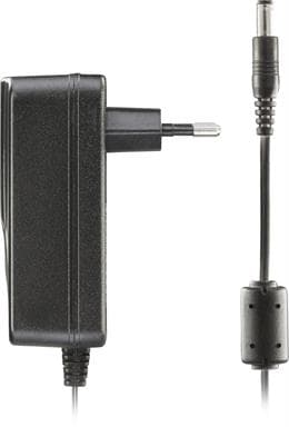 Laddare 12V 2A 24W 5.5x2.5mm Sort