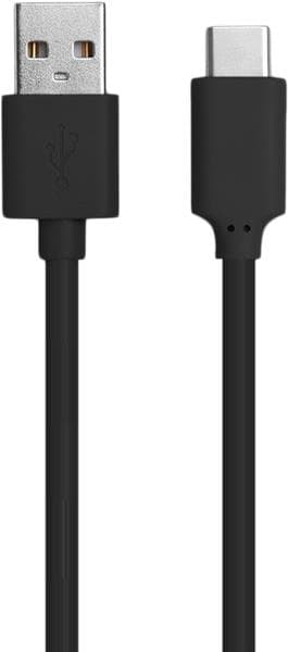 Bigben WOW USB-A to USB-C Charge Cable 1m Black /WOWCBLAC1MB