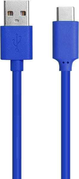 Bigben WOW USB-A to USB-C Charge Cable 1m Blue /WOWCBLAC1MBL