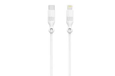Bigben Just Green USB-C to Lightning Charge Cable (MFi) 1.2m White