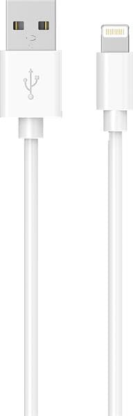 Bigben USB-A to Lightning Cable (MFi, C89) 2.4A 2m WOW White