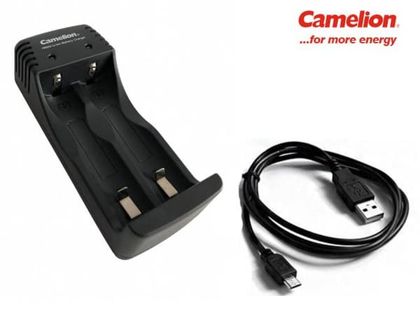 Camelion 18650 batteriladdare för batteri 2x 18650 LBC 305