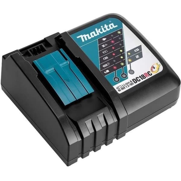 Snabbladdare för 9,6 till 18V Li-Ion + Ni-Mh batteri - MAKITA DC18RC