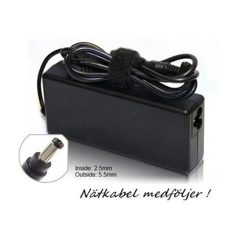 Verkkolaite Fujitsu Siemensiin asti, 20V 4.5A 90W (5.5x2.5mm)