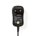 Miniatyrbild 3 av 7: Nedis Universal nätadapter | 12 W | 3 - 12 V DC | 1.80 m | 2.0 A | 6 plug(s) | Svart