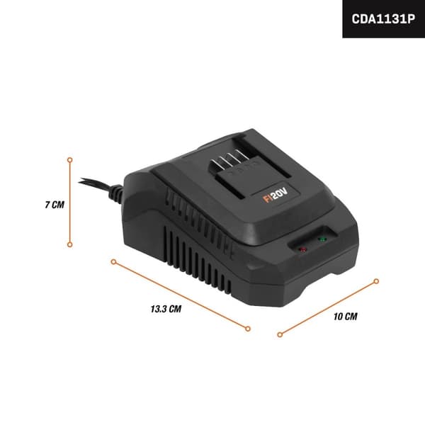 FERM CDA1131P 20V – hurtigoplader -  til CDA1132P - INDUSTRIAL