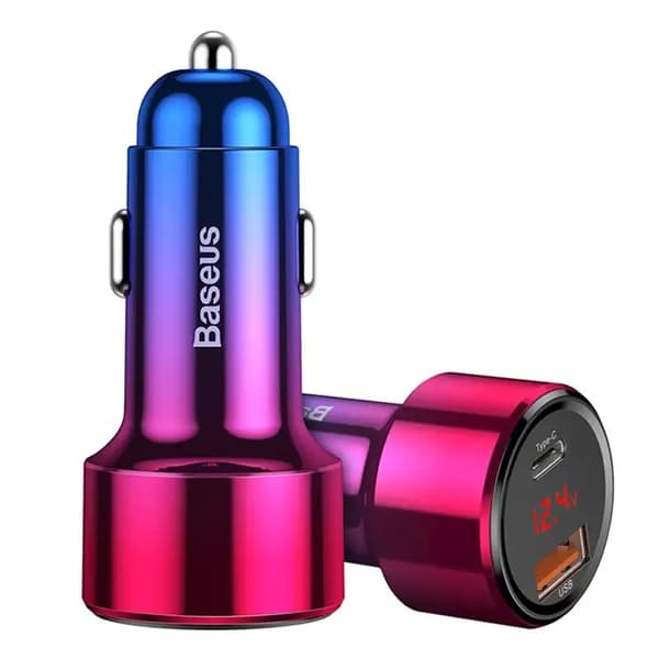Baseus Magic Series с LCD / PPS / QC4+ / PD / 45W / 6A / Aurora Pink Punainen