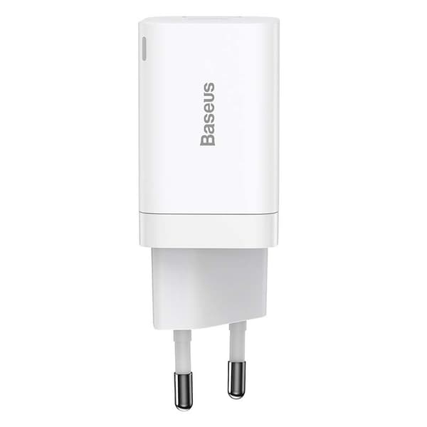 Baseus Super Si PD Wall Charger 30W /  1x USB-C / 1x USB