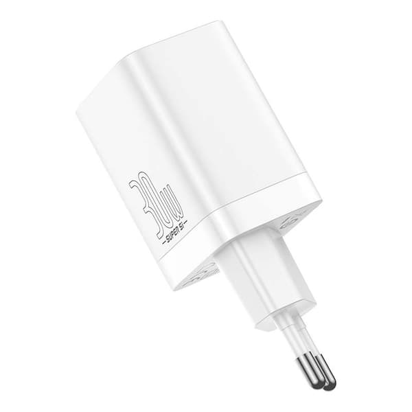 Baseus Super Si PD Wall Charger 30W /  1x USB-C / 1x USB