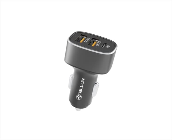 Incarcator auto Tellur 2x USB A, 56W
