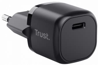 MOBILE CHARGER WALL MAXO 20W/USB-C BLACK 25174 TRUST Sort