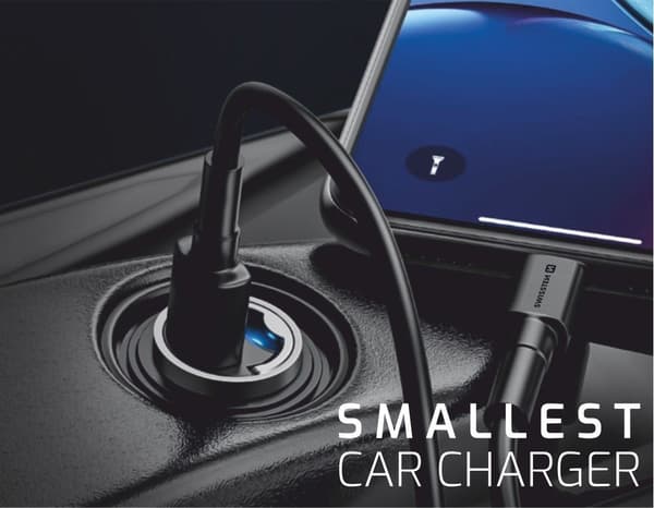Swissten CL adaptér Power Delivery USB-C + Super Charge 3.0 30W nano černý