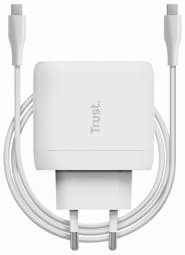 MOBILE CHARGER WALL MAXO 65W/USB-C WHITE 25139 TRUST Hvit