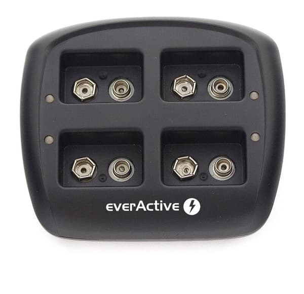 Charger  for NIMH  batteries 7,2V/8,4V  R22 4 plates NC109  EVERACTIVE Sort