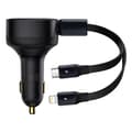 Miniatyrbild 1 av 5: Baseus Enjoyment USB-C / Lightning 3A Car Charger 30W