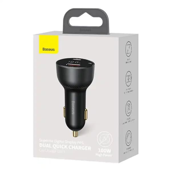 Baseus Superme Car charger USB / USB-C / 100W