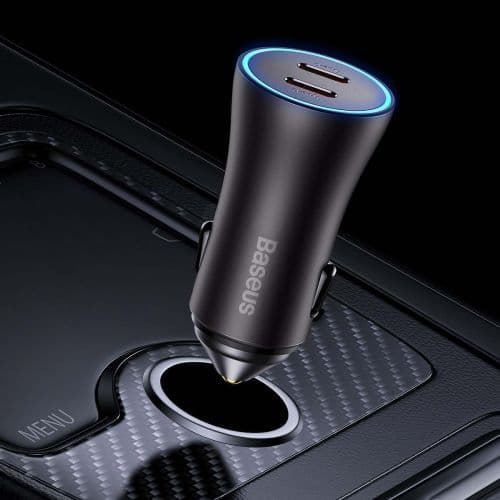 Baseus Pro Golden Contactor Car Charger 2x USB-C / 40W