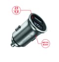 Miniatyrbilde 5 av 5: Swissten Eco Friendly Metal Premium Car charger 2 x USB 4.8A