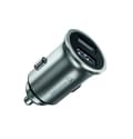 Miniatyrbilde 2 av 5: Swissten Eco Friendly Metal Premium Car charger 2 x USB 4.8A