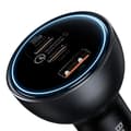 Miniatyrbillede 2 af 6: Baseus Car Charger Fast charger U+C+C, PD 3.0, QC 5.0, PPS, (with C+C cable 100W (20V/1.5A) 1m) 160W, Black (TZCCZM-0G)