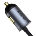 Pikkukuva 3 / 11: Baseus Share Together Car charger 2x USB  / 2x USB-C / 120W