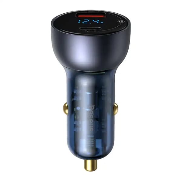 Baseus CCKX-C0G Car Charger 65W Sort, Blå