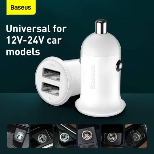 Baseus Grain Pro Car Charger USB-A  4.8A