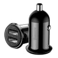 Miniatyrbillede 1 af 5: Baseus CCALLP-01 2XUSB 4.8A car charger 2 x USB black