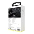 Miniatyrbillede 8 af 8: Baseus car charger with display, 2x USB, 4.8A, 24W (silver)
